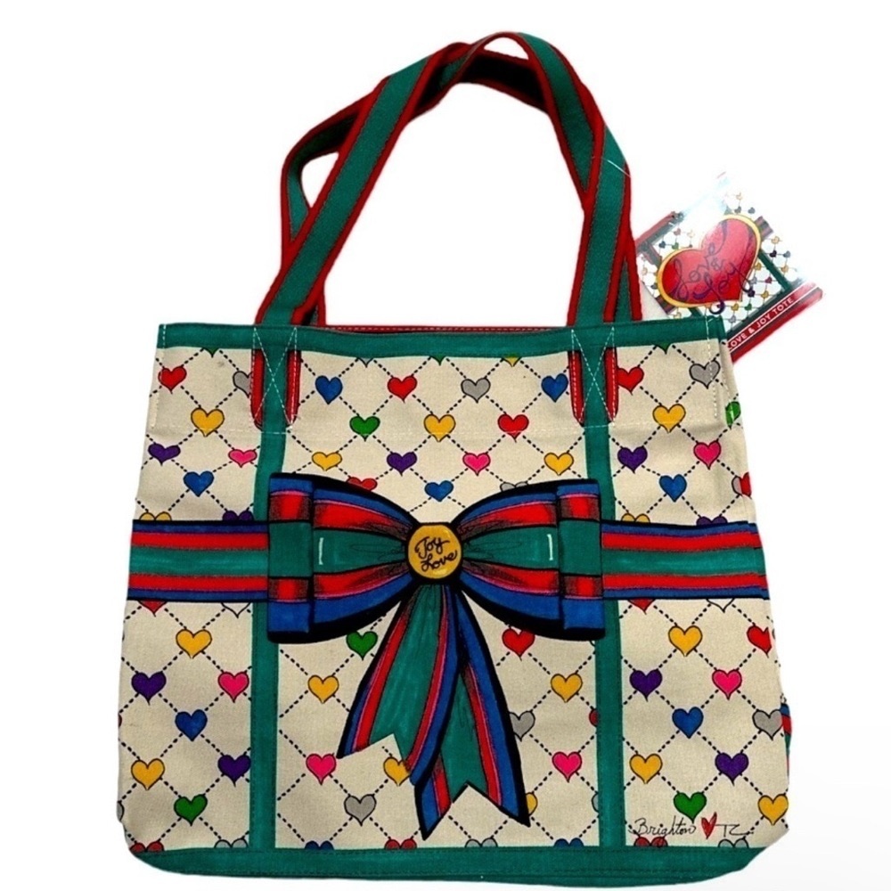 Brighton Love & Joy Canvas Tote Bag No tags! I lost them. I used it once.